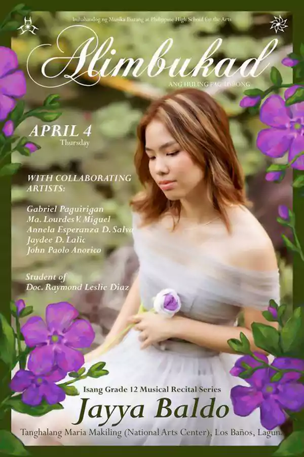 Grade 12 Music Recital – Jayya Baldo